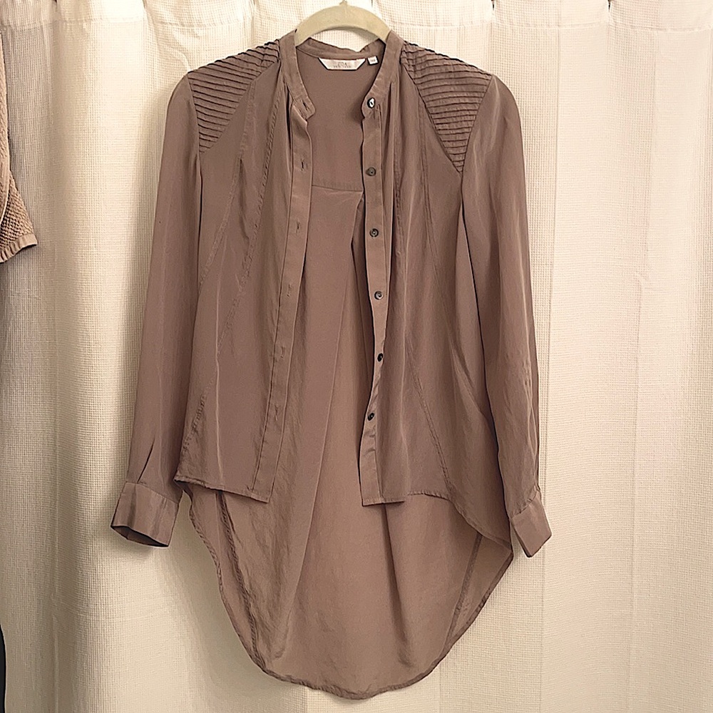 ZOA high low blouse top